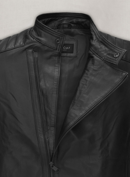 Black Vin Diesel Leather Jacket #2