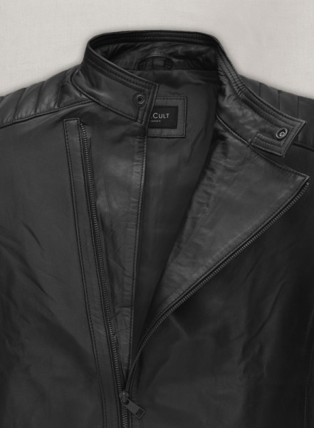 Black Vin Diesel Leather Jacket #2