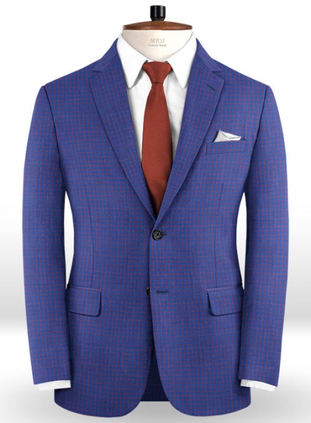 Napolean Chok Royal Blue Wool Jacket