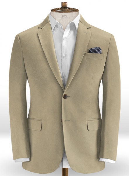 Camel Stretch Chino Suit