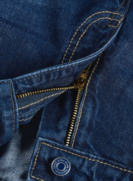 Skywalk Blue Indigo Wash Whisker Jeans