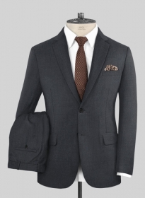 Scabal Lead Gray Wool Suit