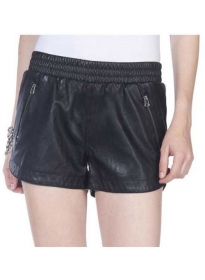 Leather Cargo Shorts Style # 375