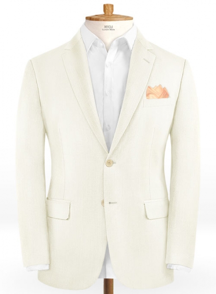 Scabal Ivory Wool Suit