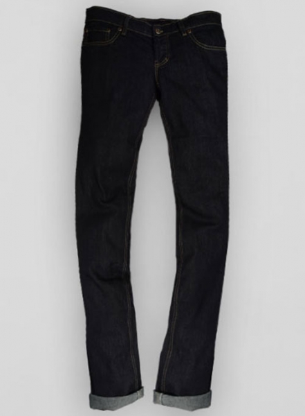 Deep Indigo Hard Washed Denim Jeans - Look #249