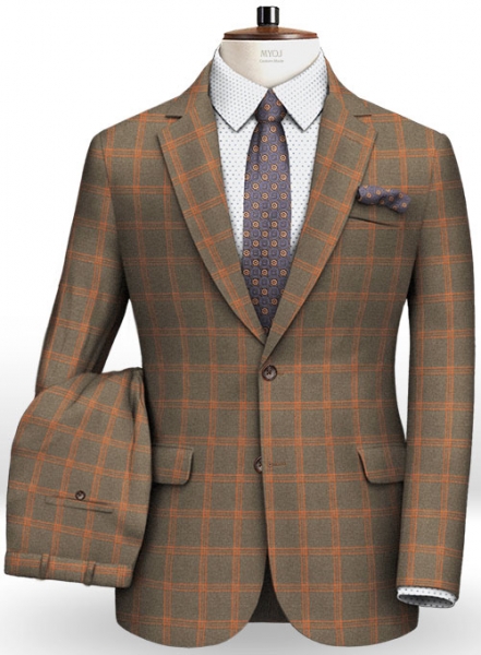 Light Weight Dingle Brown Tweed Suit