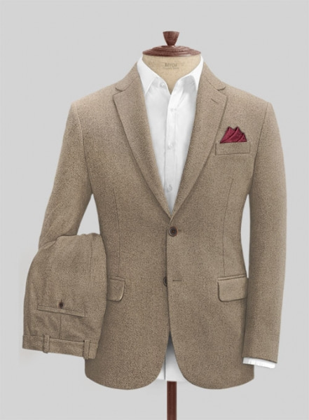 Light Weight Light Brown Tweed Suit