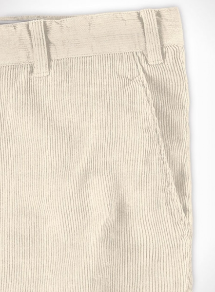 Light Beige Corduroy Trousers