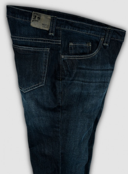 Jones Blue Hard Wash Whisker Jeans