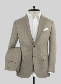 Reda Worsted Beige Pure Wool Suit