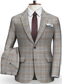 Turin Gray Feather Tweed Suit