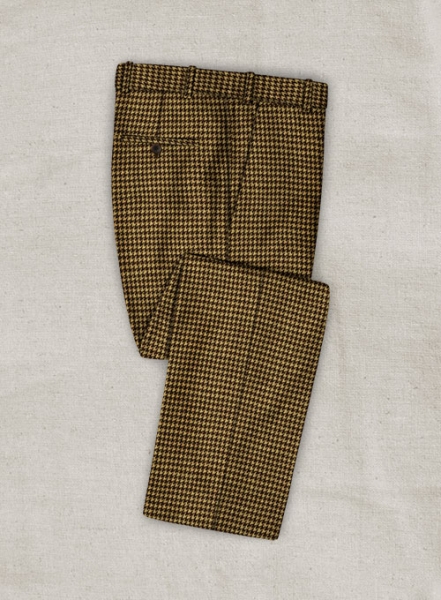 Italian Berote Houndstooth Tweed Pants