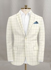 Italian Linen Aetana Checks Jacket