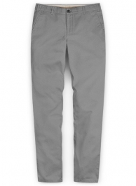 Gray Stretch Chino Pants