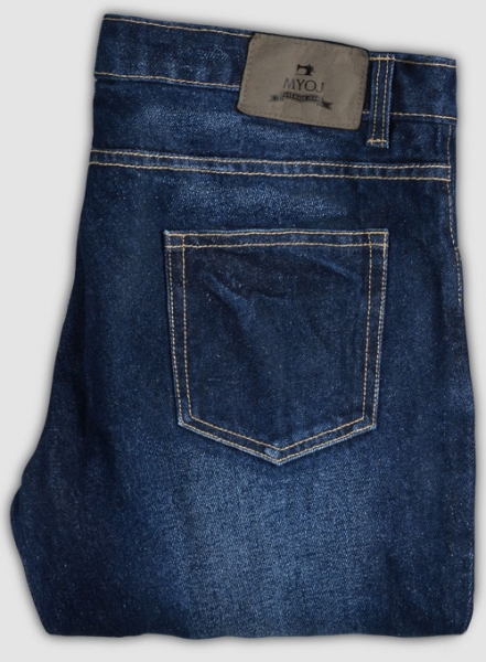 Classic Heavy Blue Hard Wash Whisker Jeans