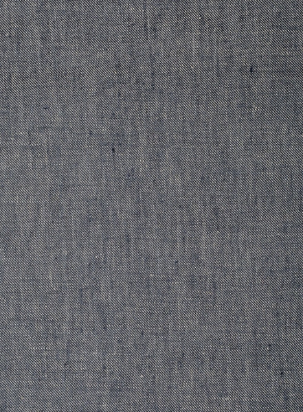 Italian Denim Blue Linen Pants