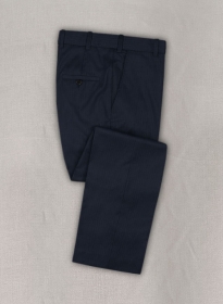 Napolean Navy Herringbone Wool Pants