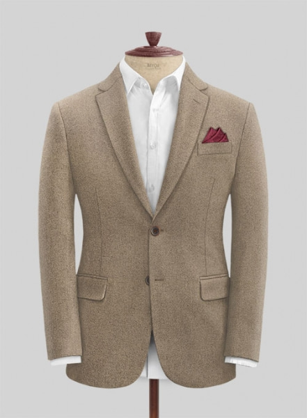 Light Weight Light Brown Tweed Suit