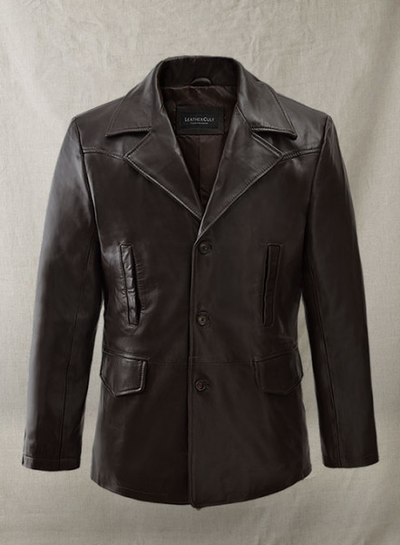 Aaron Eckhart Love Happens Leather Trench Coat