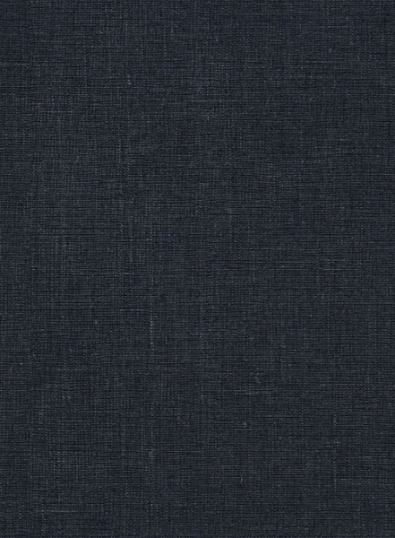 Dark Blue Pure Linen Suit