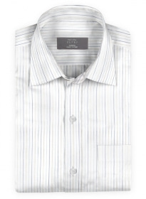 Giza White Hill Cotton Shirt - Full Sleeves