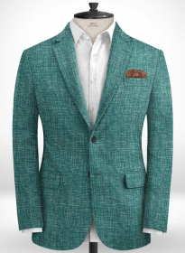 Italian Linen Chambord Green Jacket