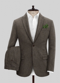 Light Weight Dark Brown Tweed Suit