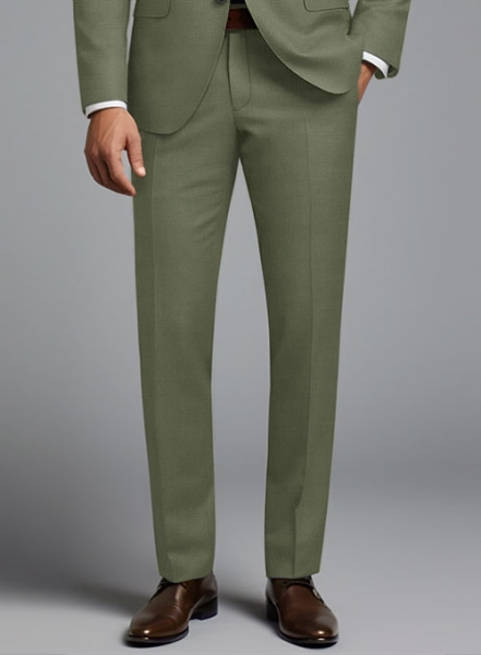 Scabal Fern Green Wool Suit