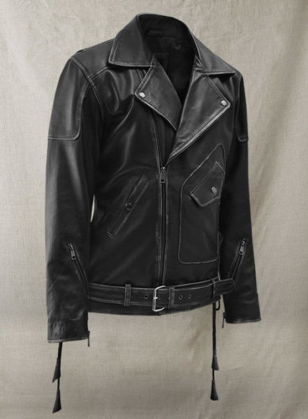 Street Style Black Biker Leather Jacket