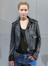 Jennifer Lawrence Leather Jacket #2