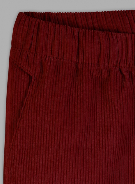 Easy Pants Red Corduroy