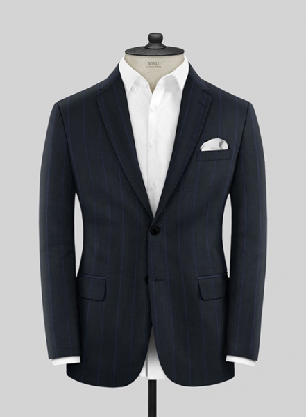 Napolean Rodrio Blue Wool Jacket