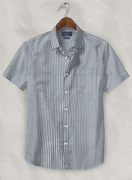 S.I.C. Tess. Italian Cotton Selica Shirt - Half Sleeves