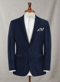 Napolean Bold Blue Wool Jacket