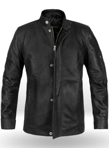 Distressed Black Californication 3 Hank Moody Leather Jacket