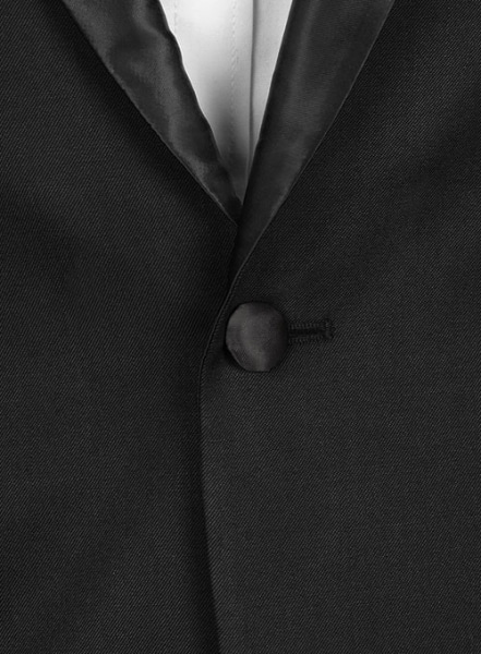 Black Wool Tuxedo Jacket