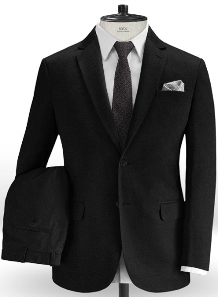 Heavy Black Chino Suit