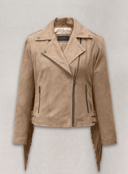 Leather Fringes Jacket #1008