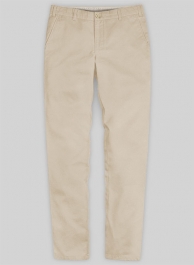 Sand Feather Cotton Canvas Stretch Chino Pants
