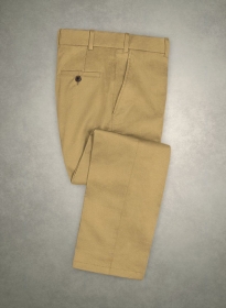 Caccioppoli Cotton Gabardine Topaz Khaki Pants