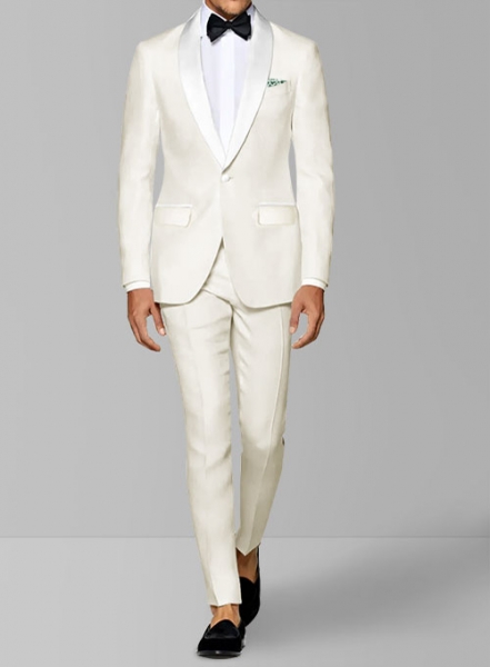 Tuxedo Suit - White Jacket White Trouser
