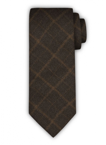Tweed Tie - Pisa Brown Feather