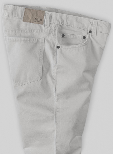 Light Gray Stretch Chino Jeans