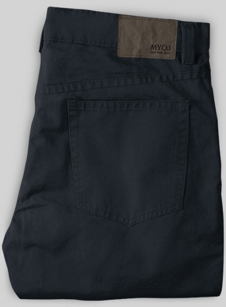 Dark Blue Cotton Power Stretch Chino Jeans