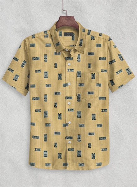 Italian Cotton Traveller Shirt - Half Sleeves