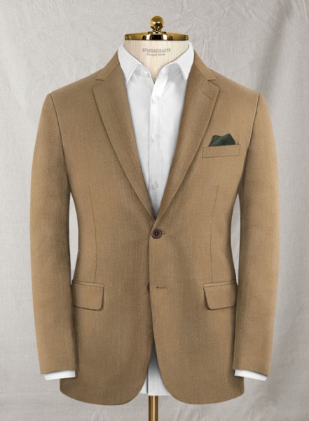 Reda Sandrift Khaki Wool Suit