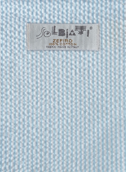 Solbiati Sky Blue Seersucker Jacket