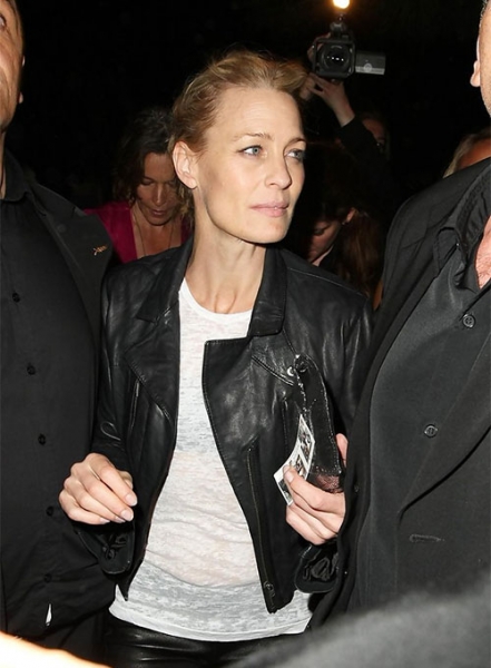 Robin Wright Leather Jacket #1