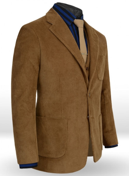 Camel Thick Corduroy Suit