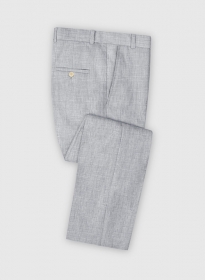 Italian Zod Light Gray Linen Pants